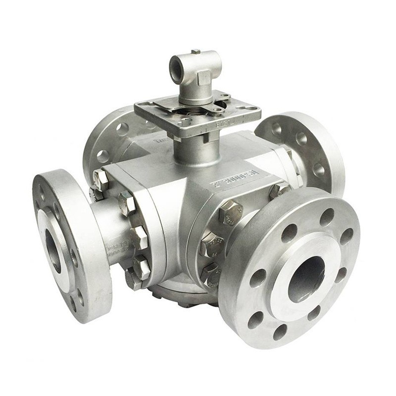 4 way flange ball valve